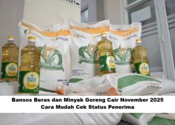 Bansos Beras dan Minyak Goreng Cair November 2025: Cara Mudah Cek Status Penerima