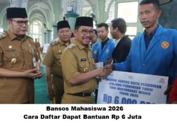 Bansos Mahasiswa 2026: Cara Daftar Dapat Bantuan Rp 6 Juta