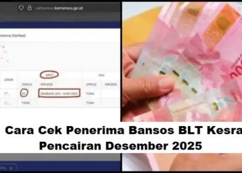 Cara Cek Penerima Bansos BLT Kesra: Pencairan Desember 2025
