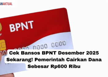 Cek Bansos BPNT Desember 2025 Sekarang! Pemerintah Cairkan Dana Sebesar Rp600 Ribu