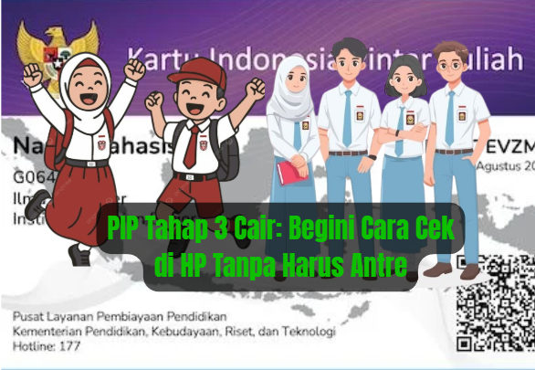 PIP Tahap 3 Cair: Begini Cara Cek di HP Tanpa Harus Antre