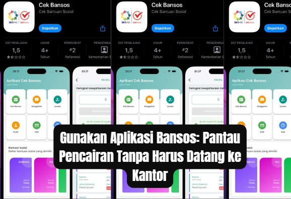 Gunakan Aplikasi Bansos: Pantau Pencairan Tanpa Harus Datang ke Kantor