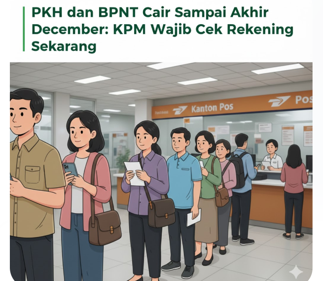 PKH dan BPNT Cair Sampai Akhir Desember: KPM Wajib Cek Rekening Sekarang
