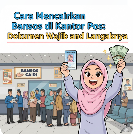 Cara Mencairkan Bansos di Kantor Pos: Dokumen Wajib dan Langkahnya