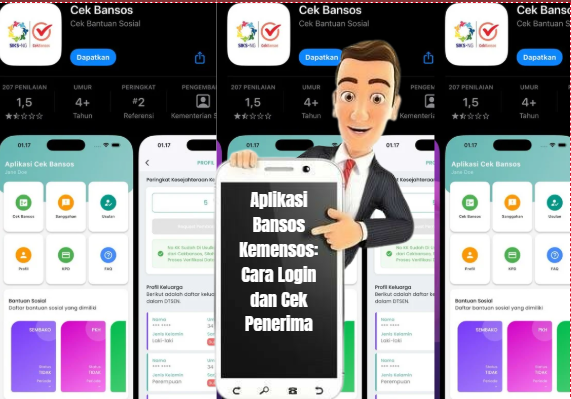 Aplikasi Bansos Kemensos: Cara Login dan Cek Penerima