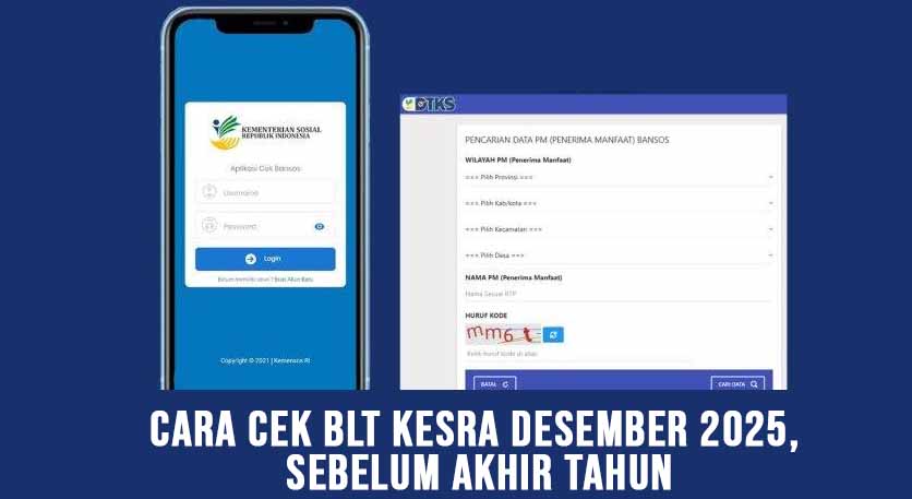 Cara Cek BLT Kesra Desember 2025, Sebelum Akhir Tahun