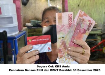 Segera Cek KKS Anda: Pencairan Bansos PKH dan BPNT Berakhir 30 Desember 2025