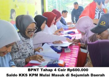 BPNT Tahap 4 Cair Rp600.000: Saldo KKS KPM Mulai Masuk di Sejumlah Daerah