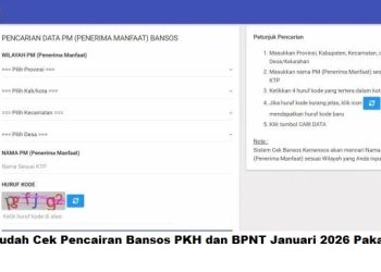 Cara Mudah Cek Pencairan Bansos PKH dan BPNT Januari 2026 Pakai KTP