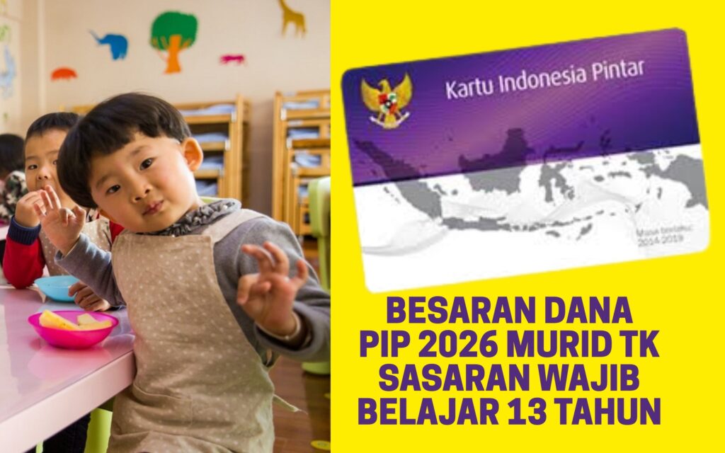 Besaran Dana PIP 2026 Murid TK Sasaran Wajib Belajar 13 Tahun