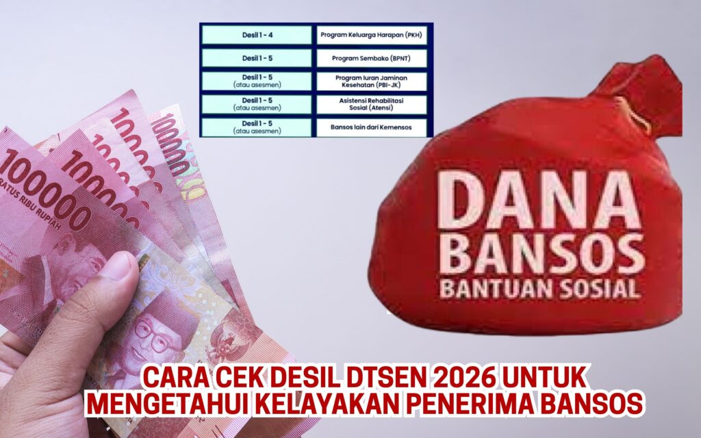 Cara Cek Desil DTSEN 2026 untuk Mengetahui Kelayakan Penerima Bansos