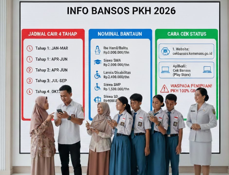Cara Cek Penerima Bansos PKH 2026 Pakai NIK KTP Lewat Website dan Aplikasi Resmi