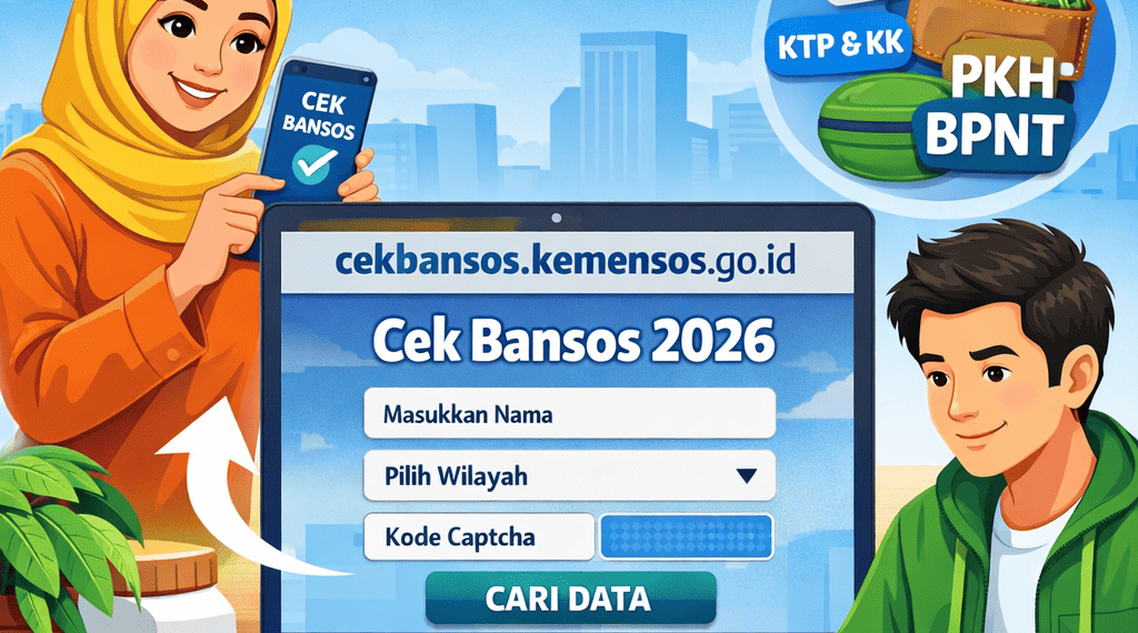 Cara Online Cek Bansos 2026 Resmi Dari Kemensos
