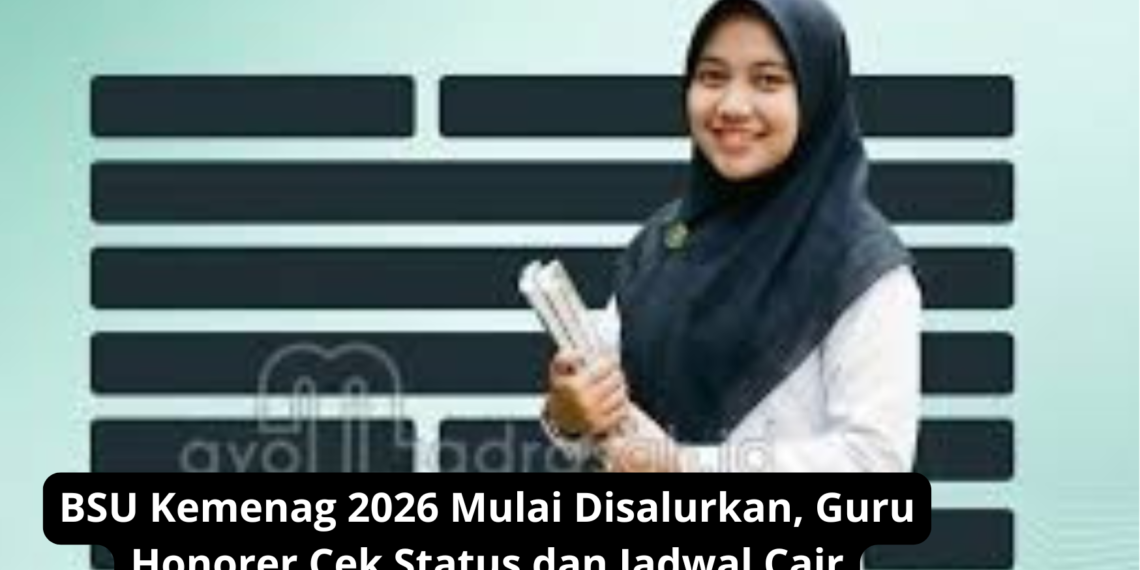 BSU Kemenag 2026 Mulai Disalurkan, Guru Honorer Cek Status dan Jadwal Cair