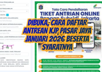 Dibuka, Cara Daftar Antrean KJP Pasar Jaya Januari 2026 beserta Syaratnya
