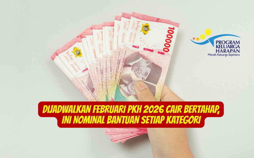 Dijadwalkan Februari PKH 2026 Cair Bertahap, Ini Nominal Bantuan Setiap Kategori