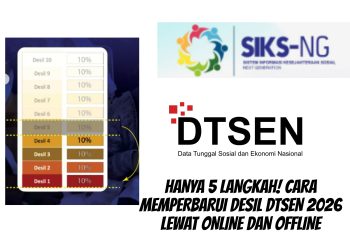 Hanya 5 Langkah! Cara Memperbarui Desil DTSEN 2026 Lewat Online dan Offline
