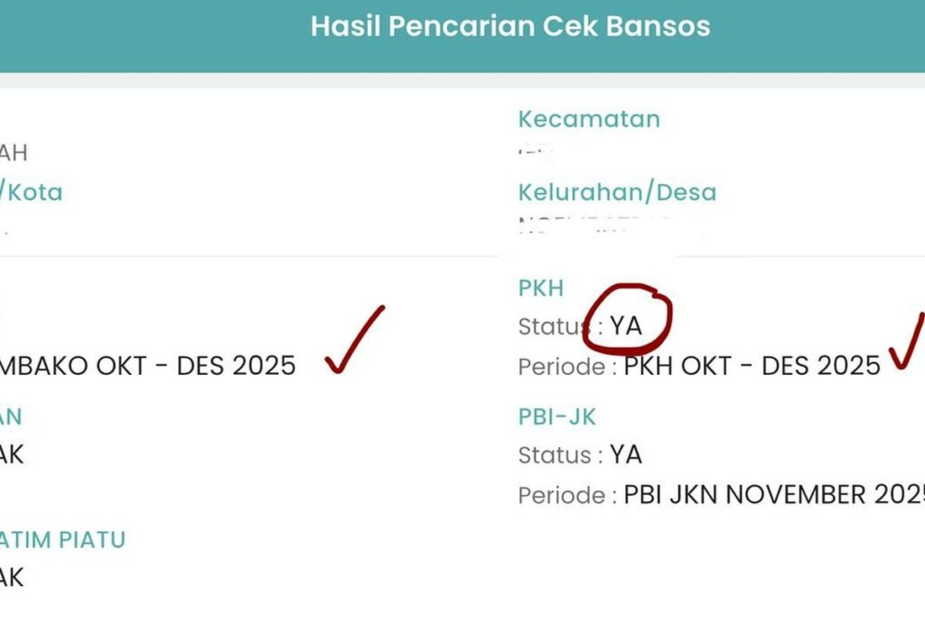Ini Jadwal Pencairan Bansos PKH Dan BPNT Januari 2026 Dan Cara Cek Daftar Penerima Dan Nominal KKS Merah Putih