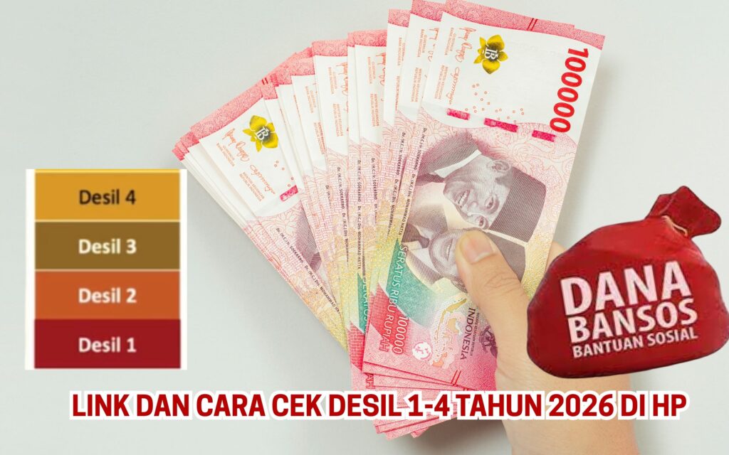 Link dan Cara Cek Desil 1-4 Tahun 2026 di HP