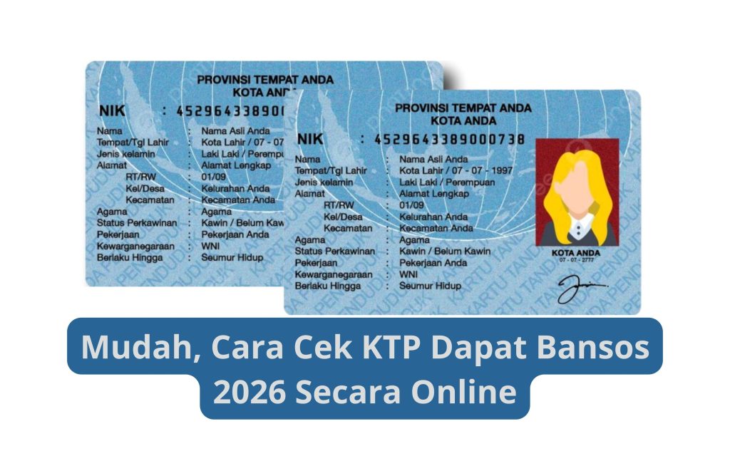 Mudah, Cara Cek KTP Dapat Bansos 2026 Secara Online