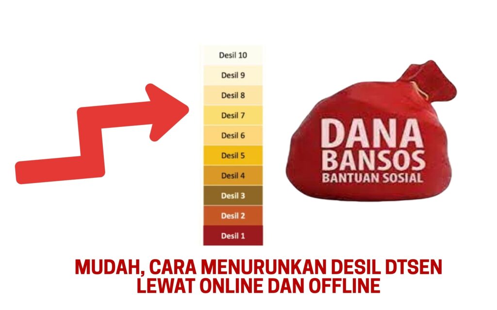 Mudah, Cara Menurunkan Desil DTSEN Lewat Online dan Offline