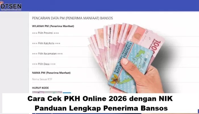 Cek Bansos PKH dan BPNT 2026: Cara Praktis Mengetahui NIK KTP Terdaftar atau Tidak