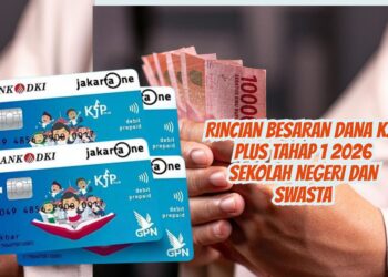 Rincian Besaran Dana KJP Plus Tahap 1 2026 Sekolah Negeri dan Swasta
