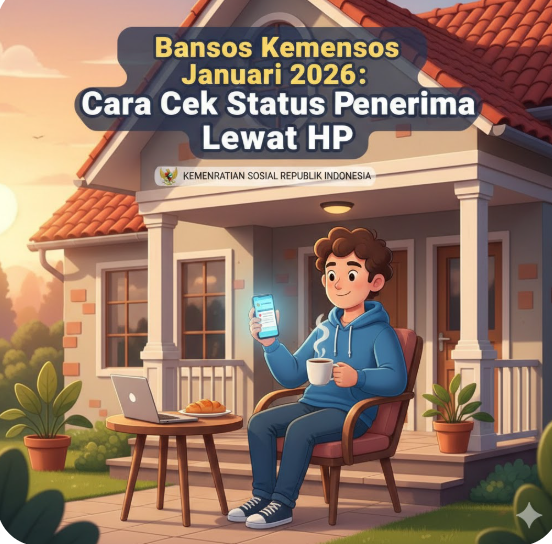 Bansos Kemensos Januari 2026: Cara Cek Status Penerima Lewat HP