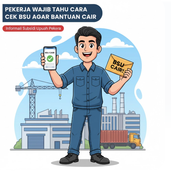 Pekerja Wajib Tahu Cara Cek BSU Agar Bantuan Cair