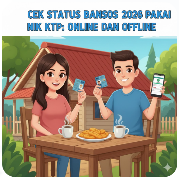 Cek Status Bansos 2026 Pakai NIK KTP: Online dan Offline