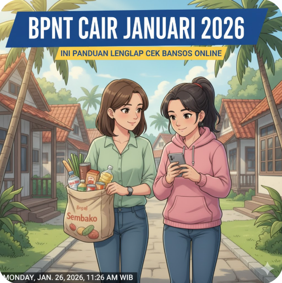BPNT Cair Januari 2026, Ini Panduan Lengkap Cek Bansos Online