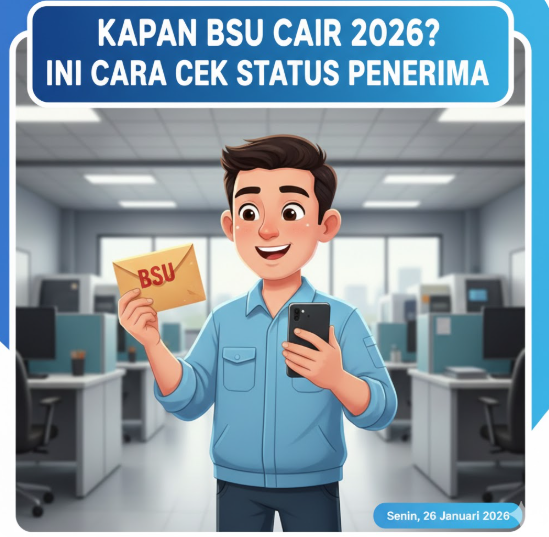 Kapan BSU Cair 2026? Ini Cara Cek Status Penerima