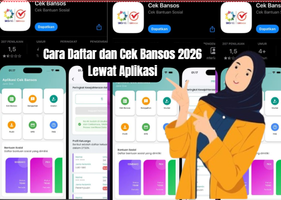 Cara Daftar dan Cek Bansos 2026 Lewat Aplikasi