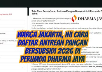Warga Jakarta, Ini Cara Daftar Antrean Pangan Bersubsidi 2026 di Perumda Dharma Jaya