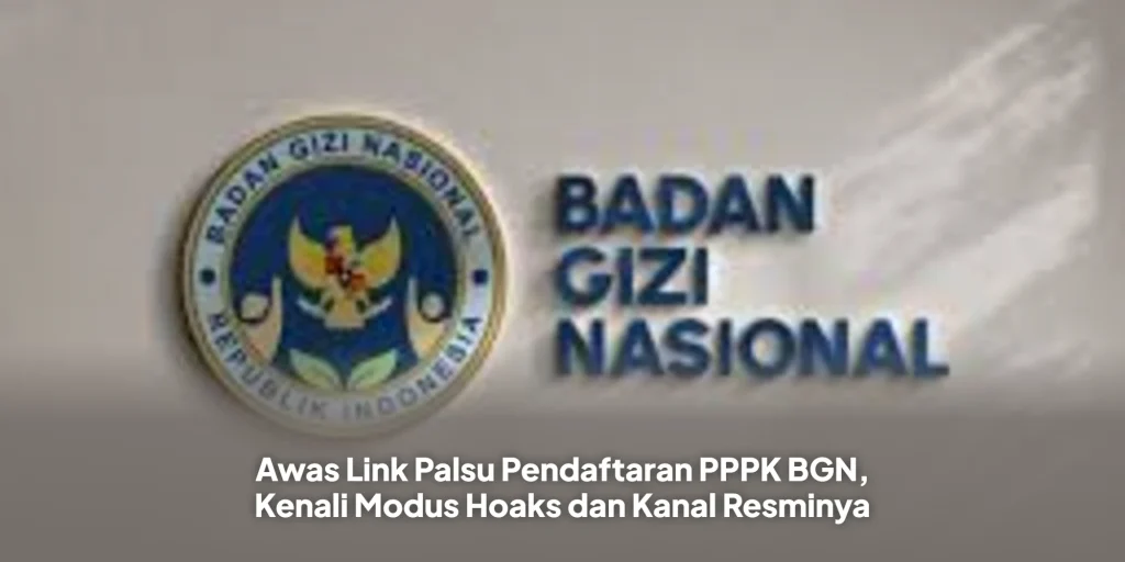 Awas Link Palsu Pendaftaran PPPK BGN, Kenali Modus Hoaks dan Kanal Resminya