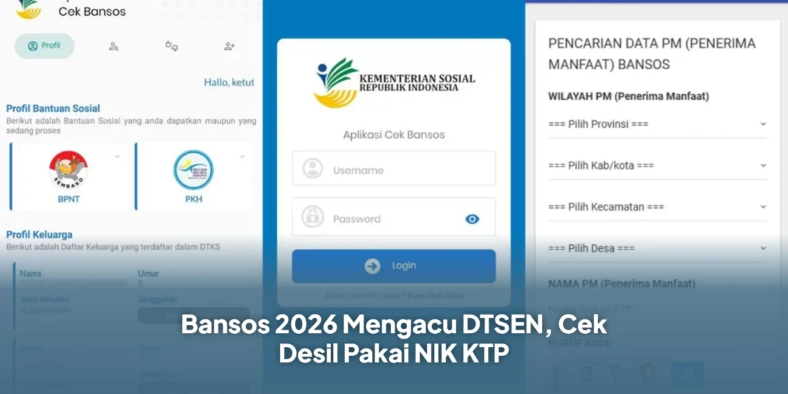 Panduan Mengecek Desil DTSEN 2026 Menggunakan NIK