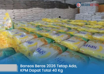 Bansos Beras 2026 Tetap Ada, KPM Dapat Total 40 Kg