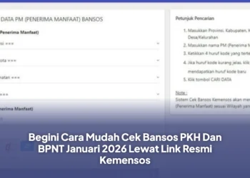 Begini Cara Mudah Cek Bansos PKH Dan BPNT Januari 2026 Lewat Link Resmi Kemensos