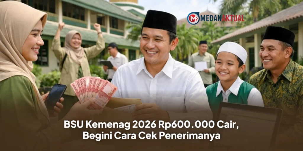 BSU Kemenag 2026 Rp600.000 Cair, Begini Cara Cek Penerimanya
