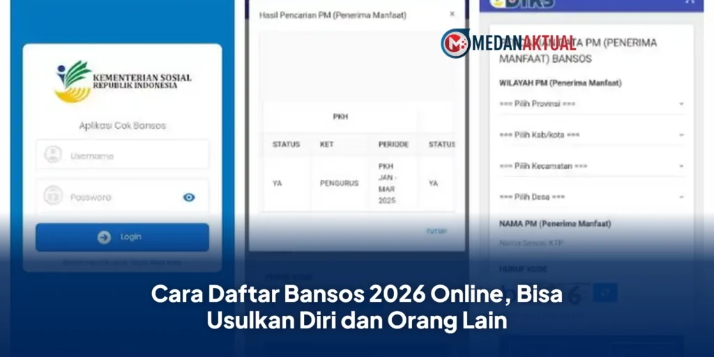 Cara Daftar Bansos 2026 Online, Bisa Usulkan Diri dan Orang Lain