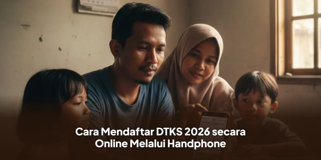 Cara Mendaftar DTKS 2026 secara Online Melalui Handphone