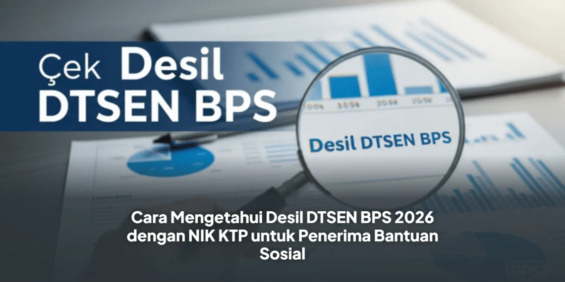 Cara Mengetahui Desil DTSEN BPS 2026 dengan NIK KTP untuk Penerima Bantuan Sosial