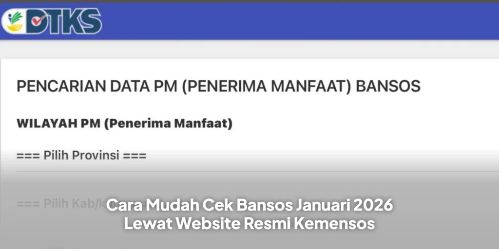 Cara Mudah Cek Bansos Januari 2026 Lewat Website Resmi Kemensos