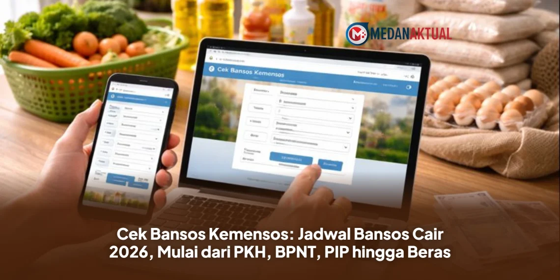 Cek Bansos Kemensos: Jadwal Bansos Cair 2026, Mulai dari PKH, BPNT, PIP hingga Beras