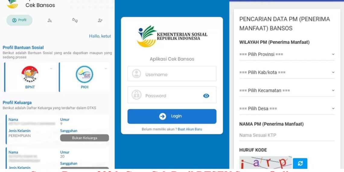 Status Bansos 2026: Cara Cek Desil DTSEN Secara Online
