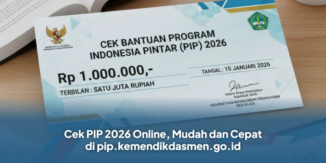 Cek PIP 2026 Online, Mudah dan Cepat di pip.kemendikdasmen.go.id