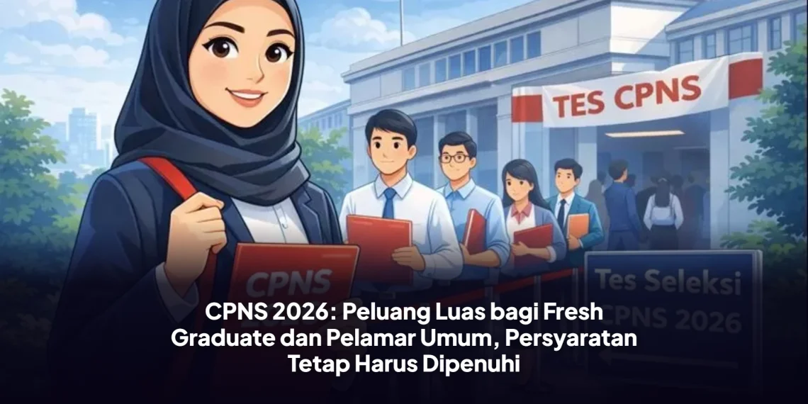 CPNS 2026: Peluang Luas bagi Fresh Graduate dan Pelamar Umum, Persyaratan Tetap Harus Dipenuhi