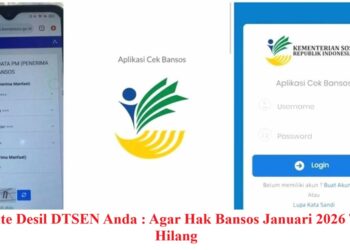 Update Desil DTSEN Anda : Agar Hak Bansos Januari 2026 Tidak Hilang