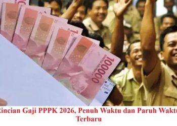Rincian Gaji PPPK 2026, Penuh Waktu dan Paruh Waktu, Terbaru