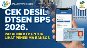 Cara Cek Desil DTSEN BPS 2026 Pakai NIK KTP, Penentu Lolos atau Tidaknya Bansos